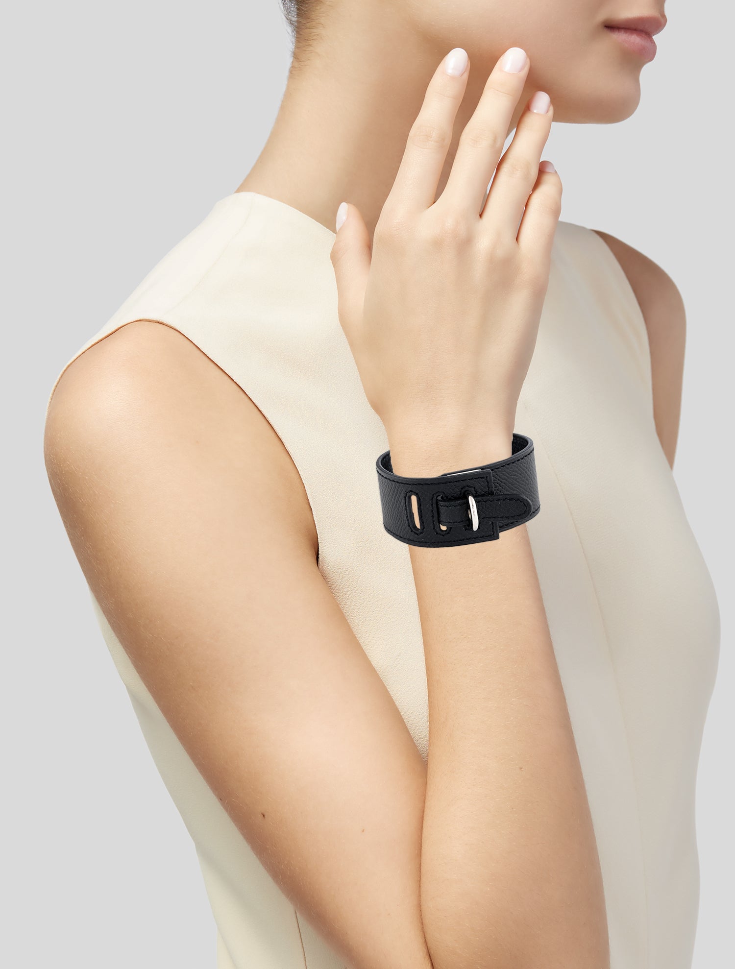 Hermès Leather Artemis Wrap Bracelet