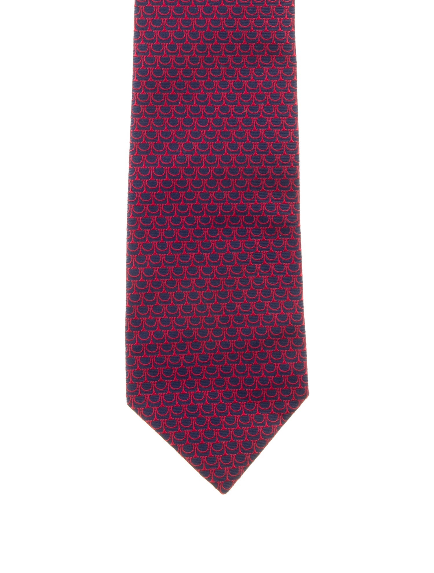 Hermès Printed Silk Tie