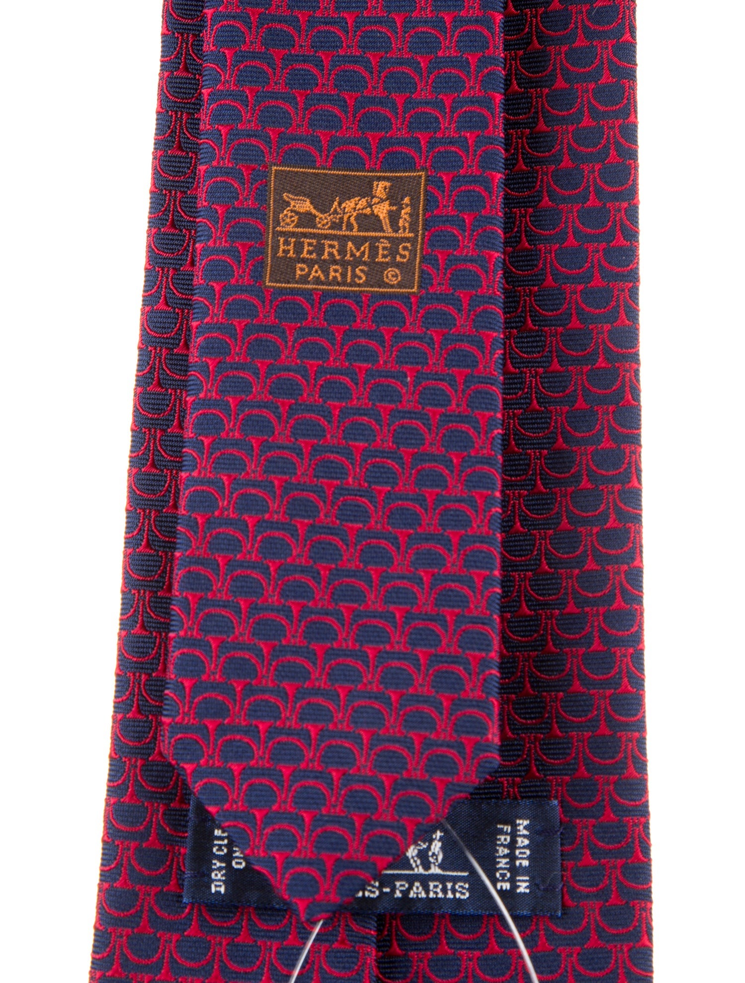 Hermès Printed Silk Tie