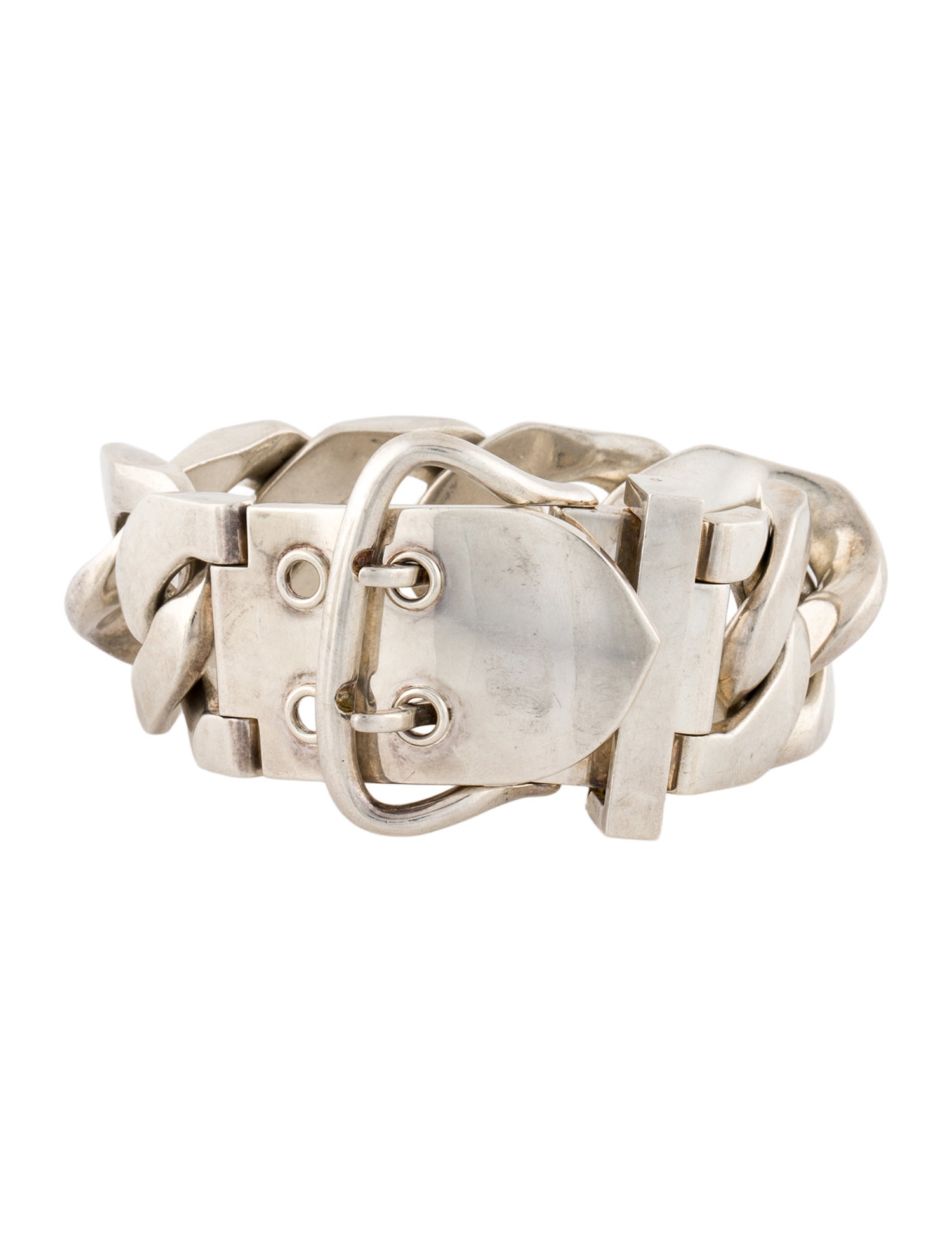 Hermès Vintage Boucle Sellier Chain Link Bracelet