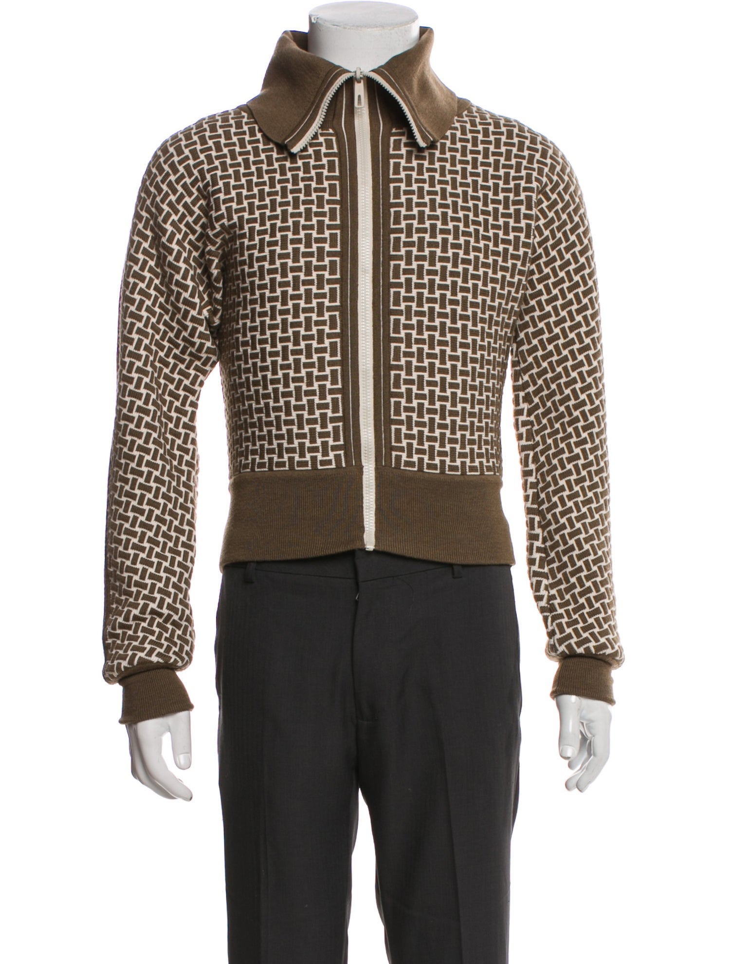 Hermès Virgin Wool Printed Bomber Jacket