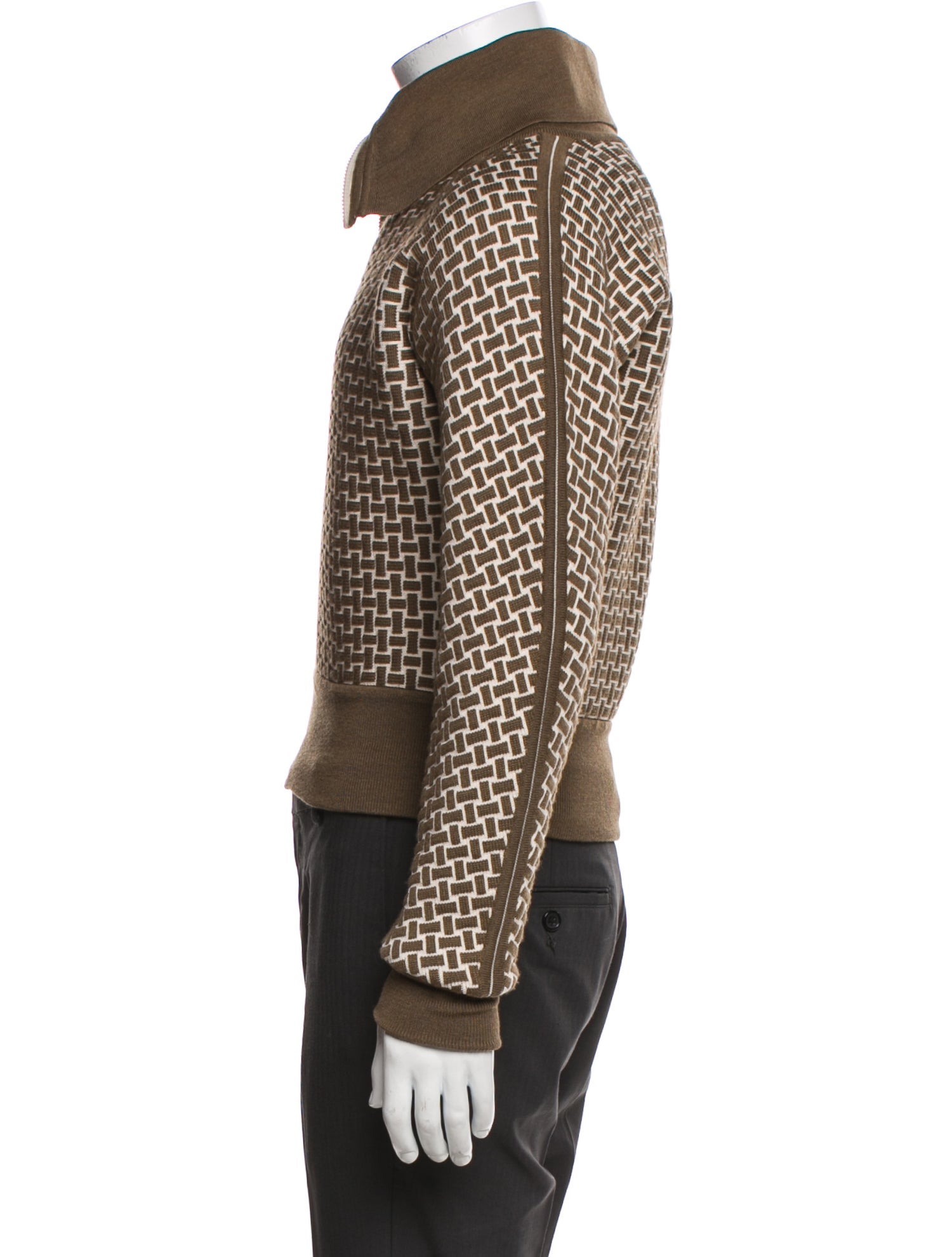 Hermès Virgin Wool Printed Bomber Jacket