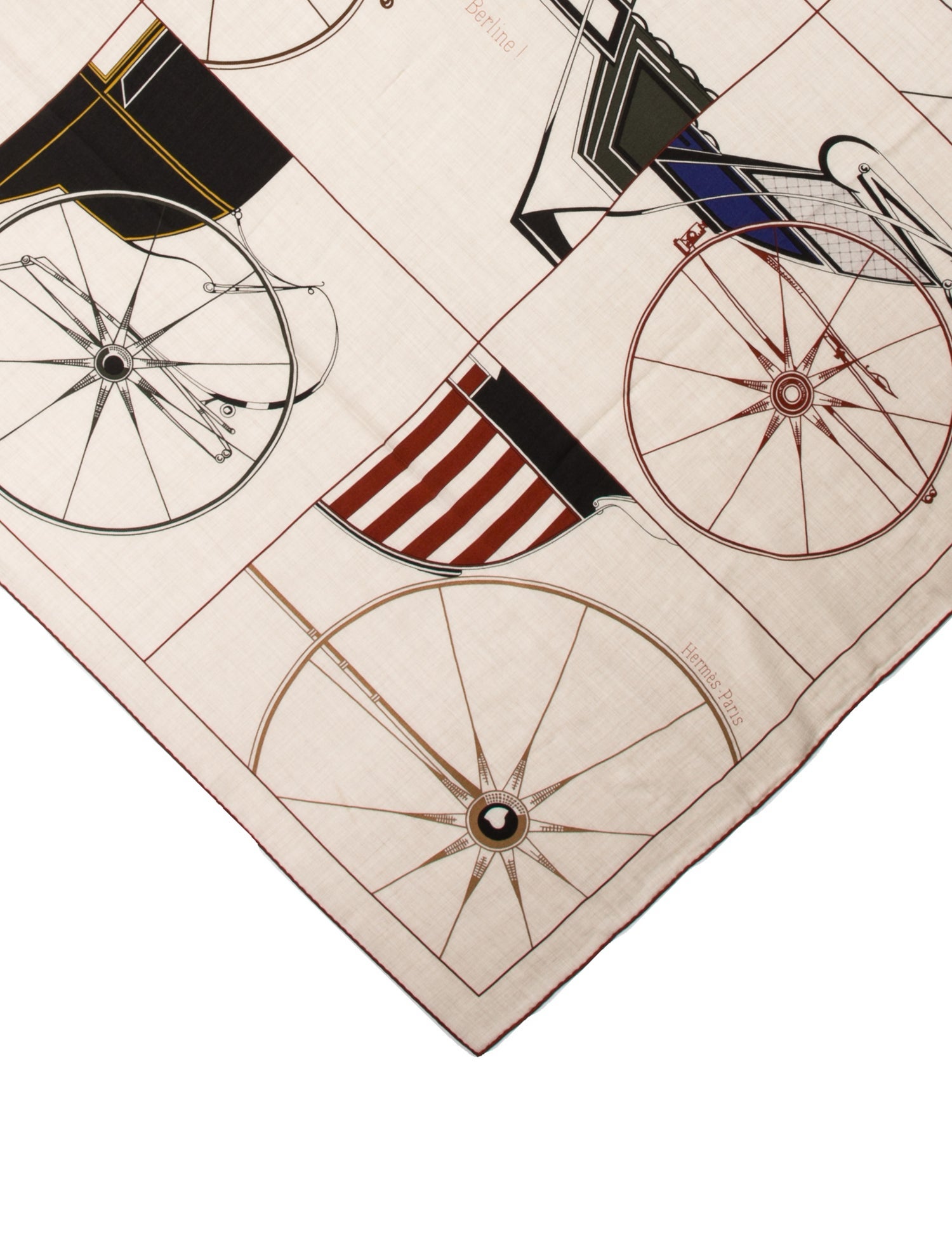 Hermès A Toute Berline! Cashmere Shawl