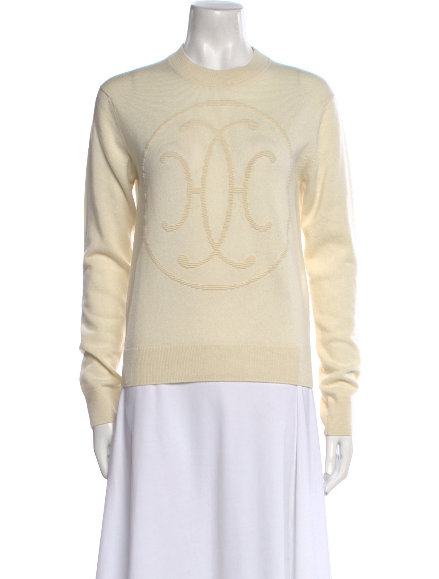 Hermès Cashmere Graphic Print Sweater w/ Tags