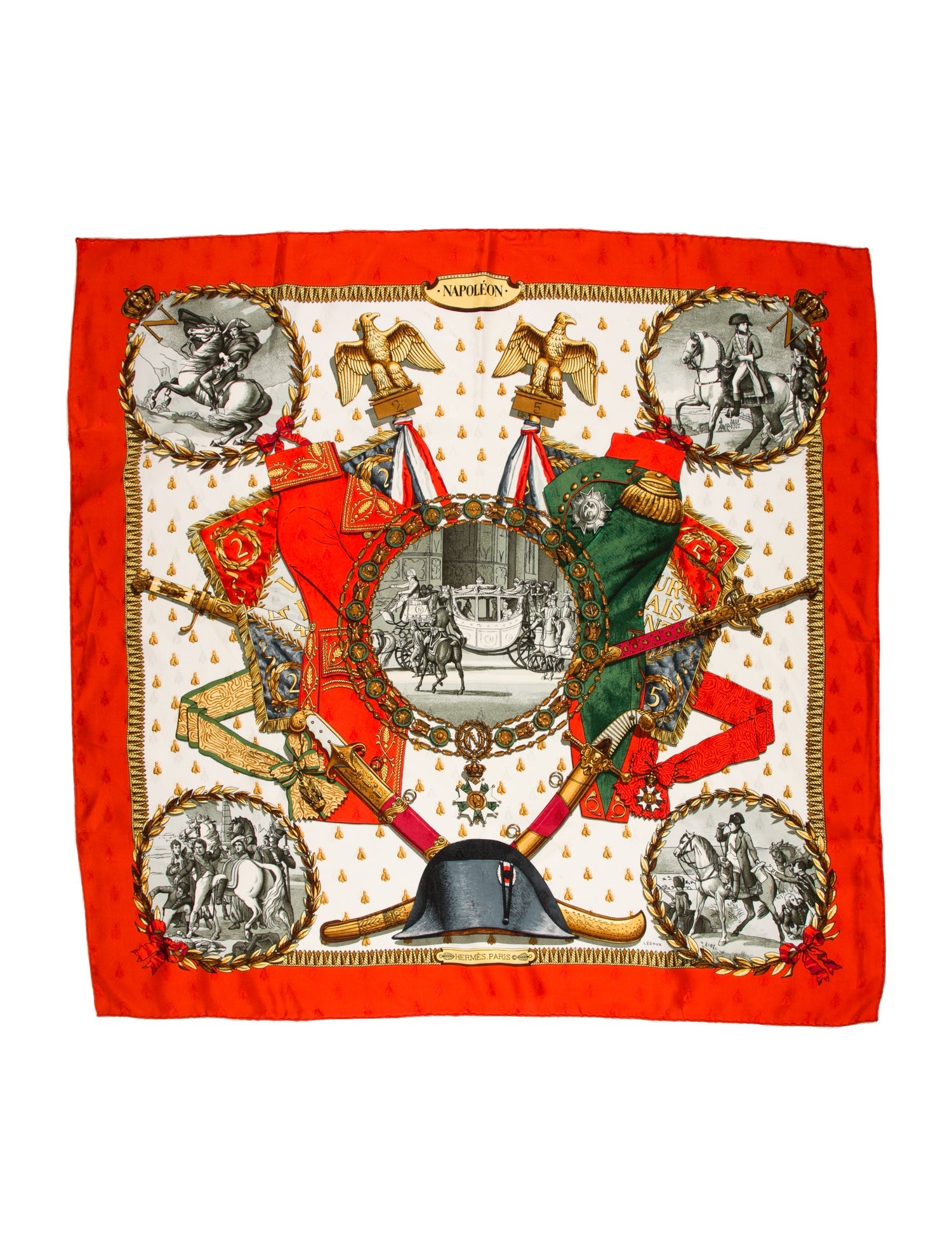 Hermès Napoléon Silk Scarf