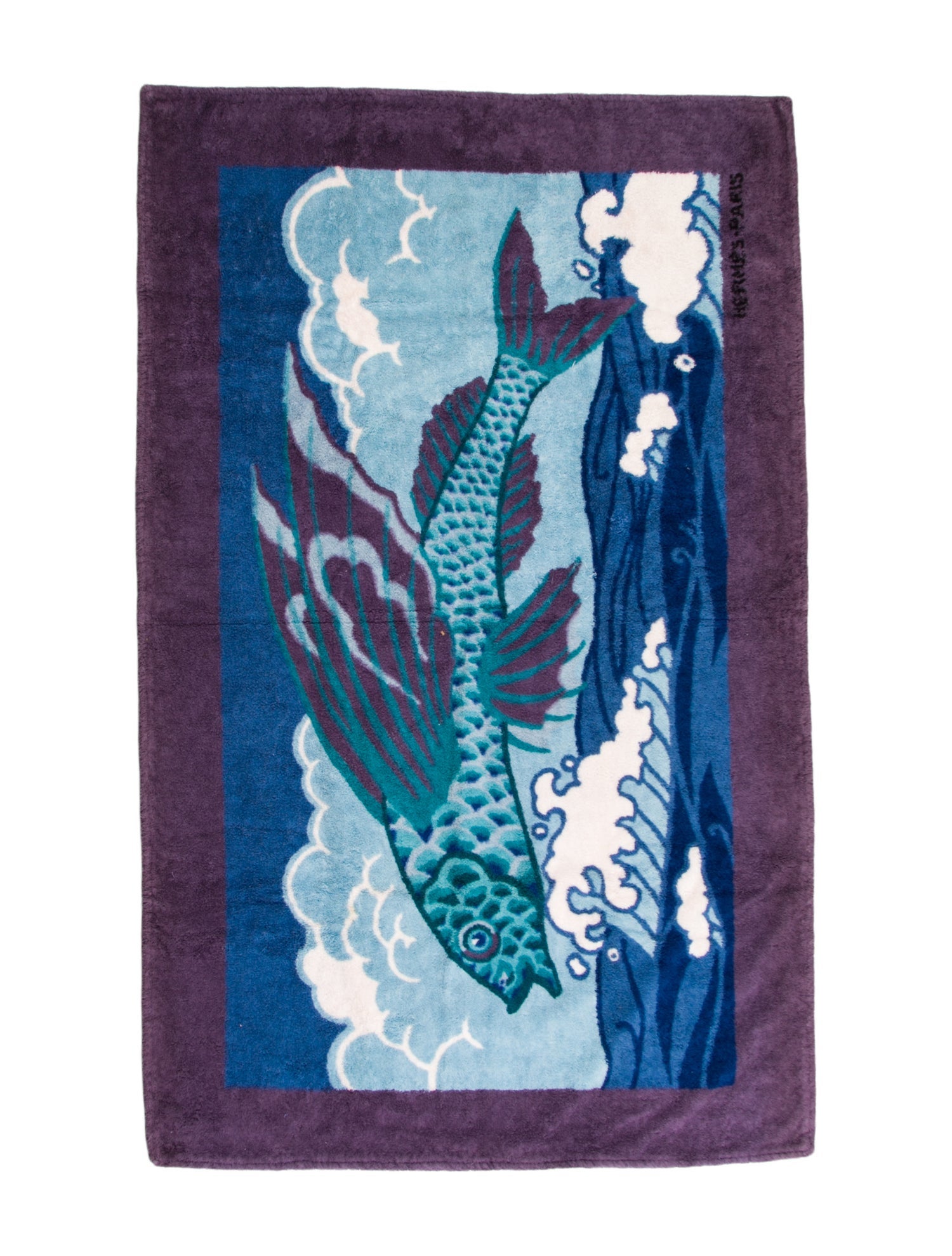 Hermès Flying Fish Beach Towel