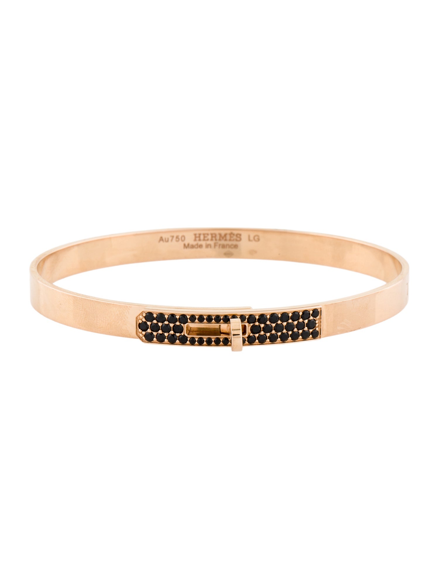Hermès 18K Spinel Kelly Bangle
