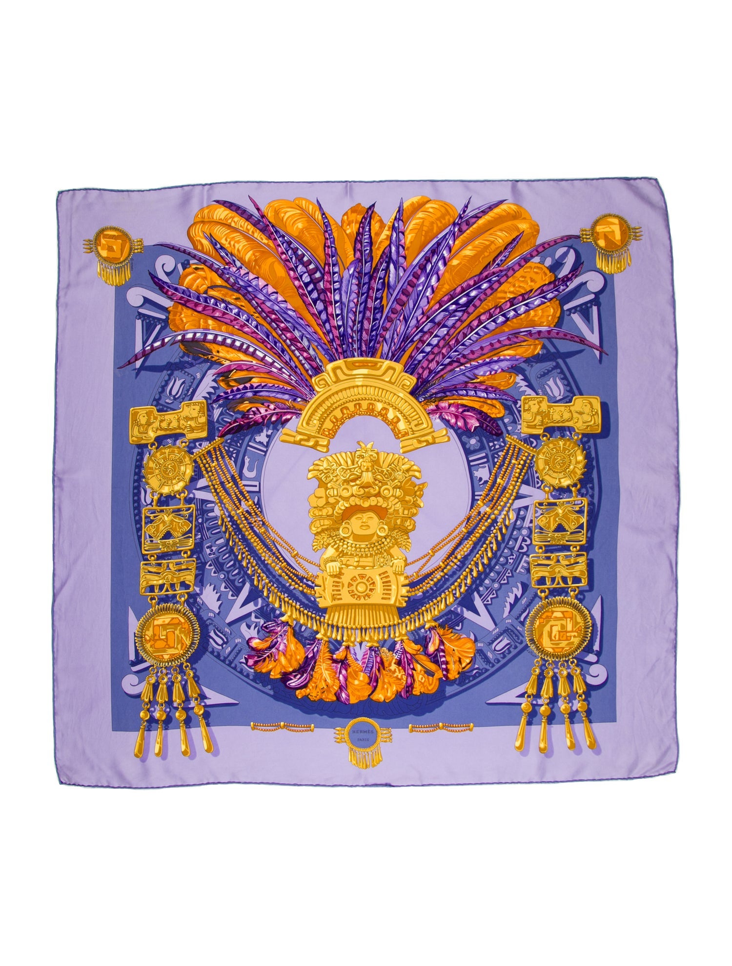 Hermès Mexique Silk Scarf