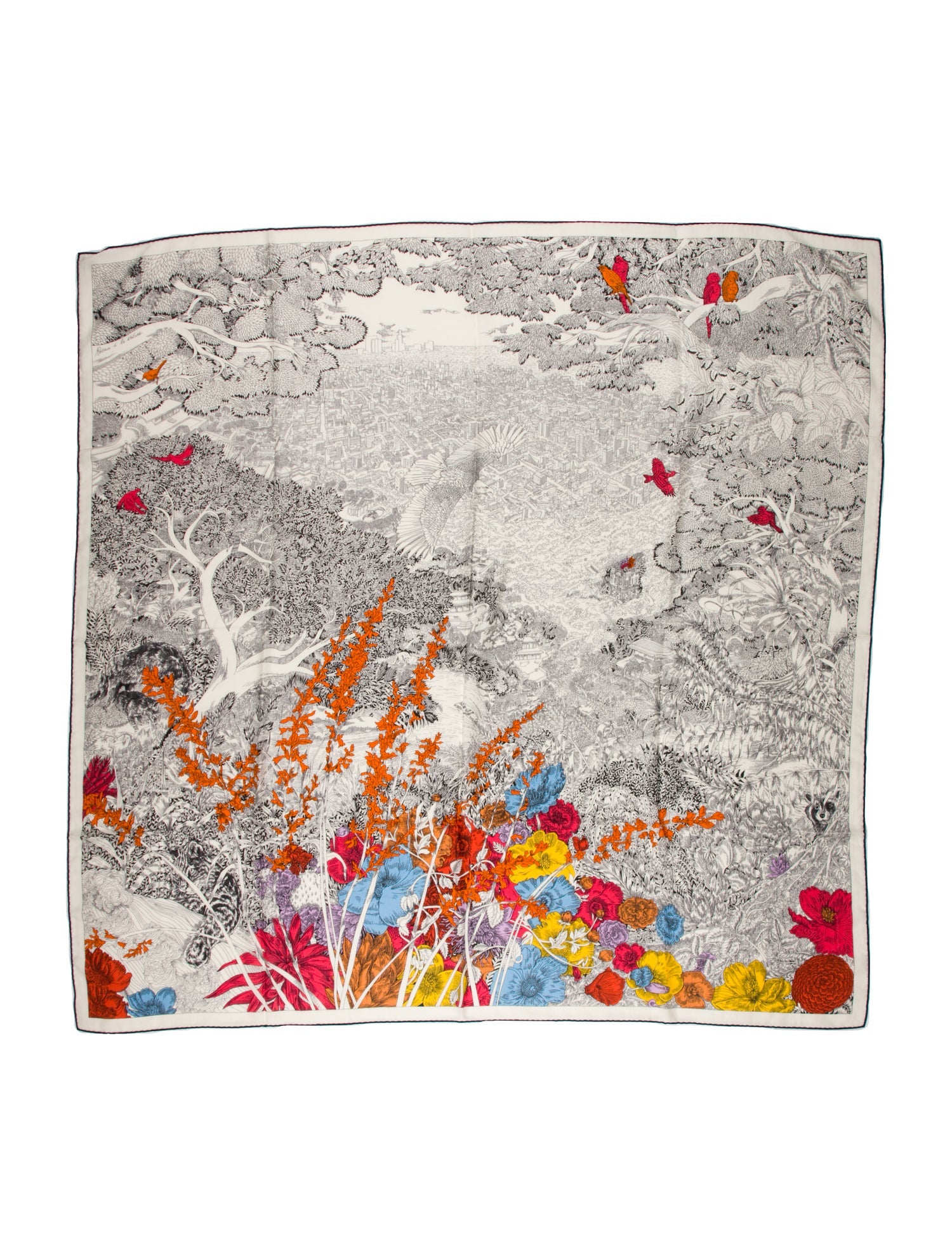 Hermès Retour a la Nature Cashmere Shawl w/ Tags