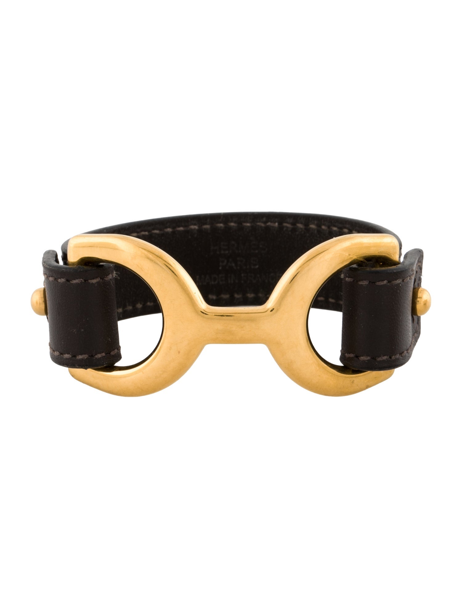 Hermès Leather Pavane Bracelet