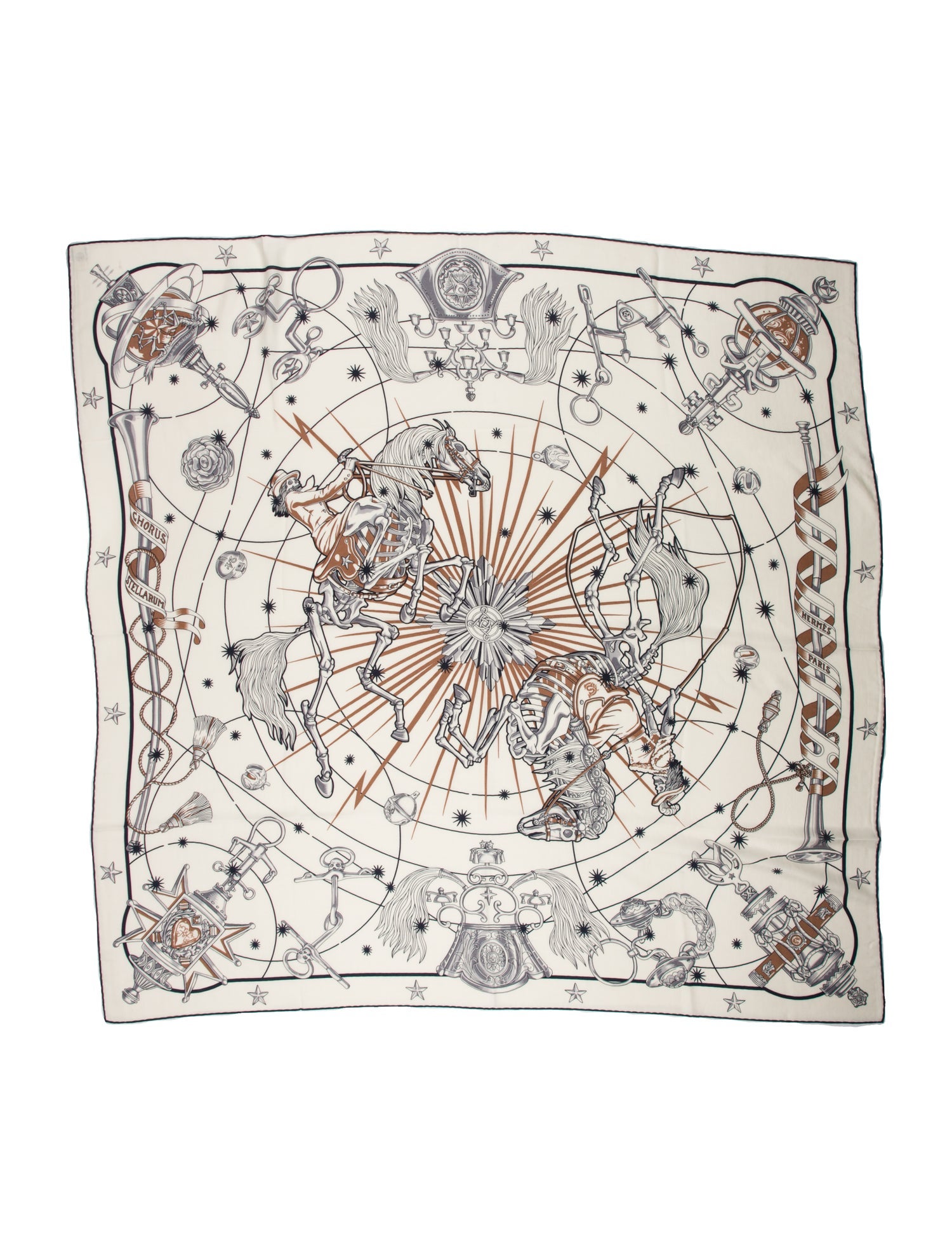 Hermès Chorus Stellarum Cashmere Shawl w/ Tags