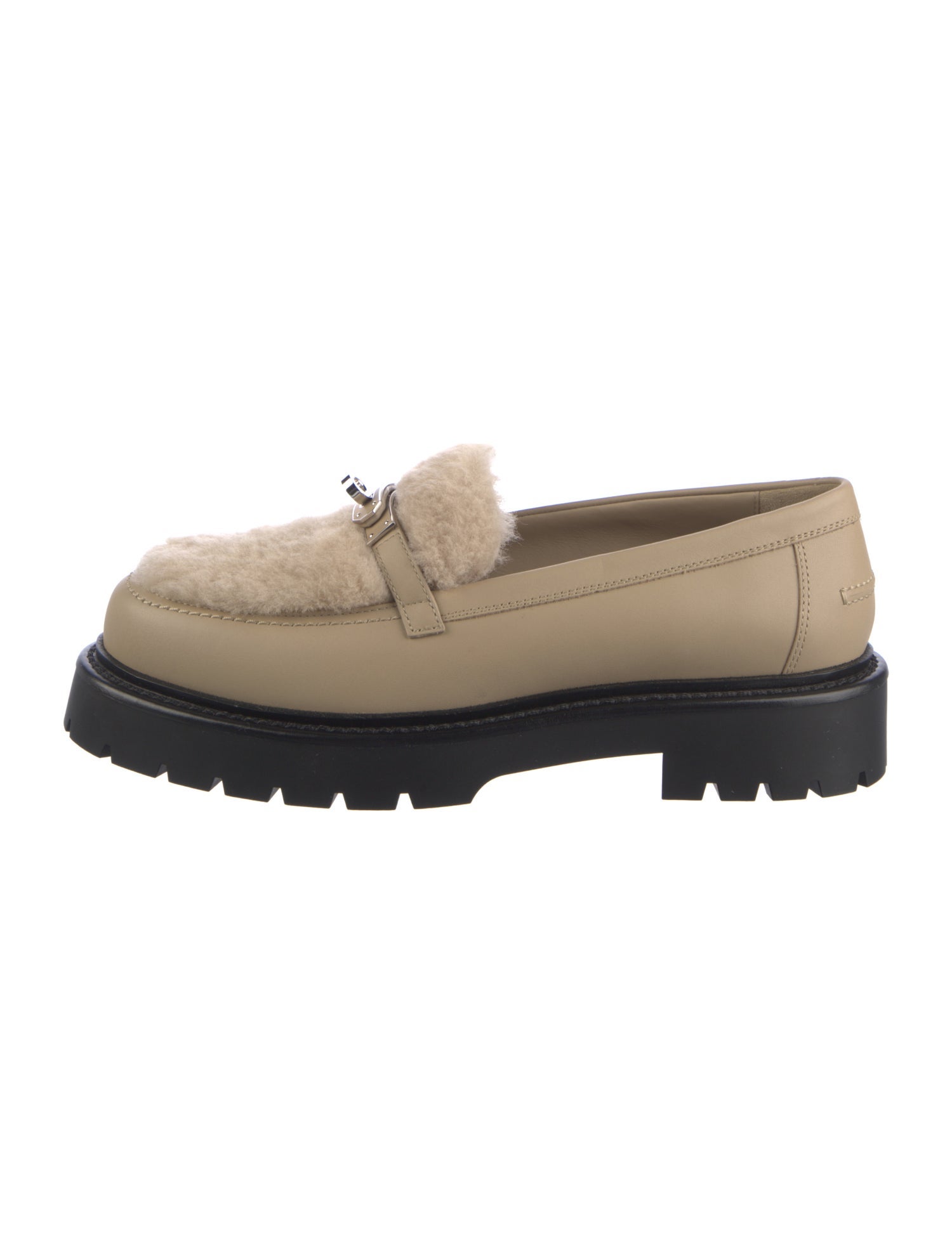 Hermès Icone Leather Loafers