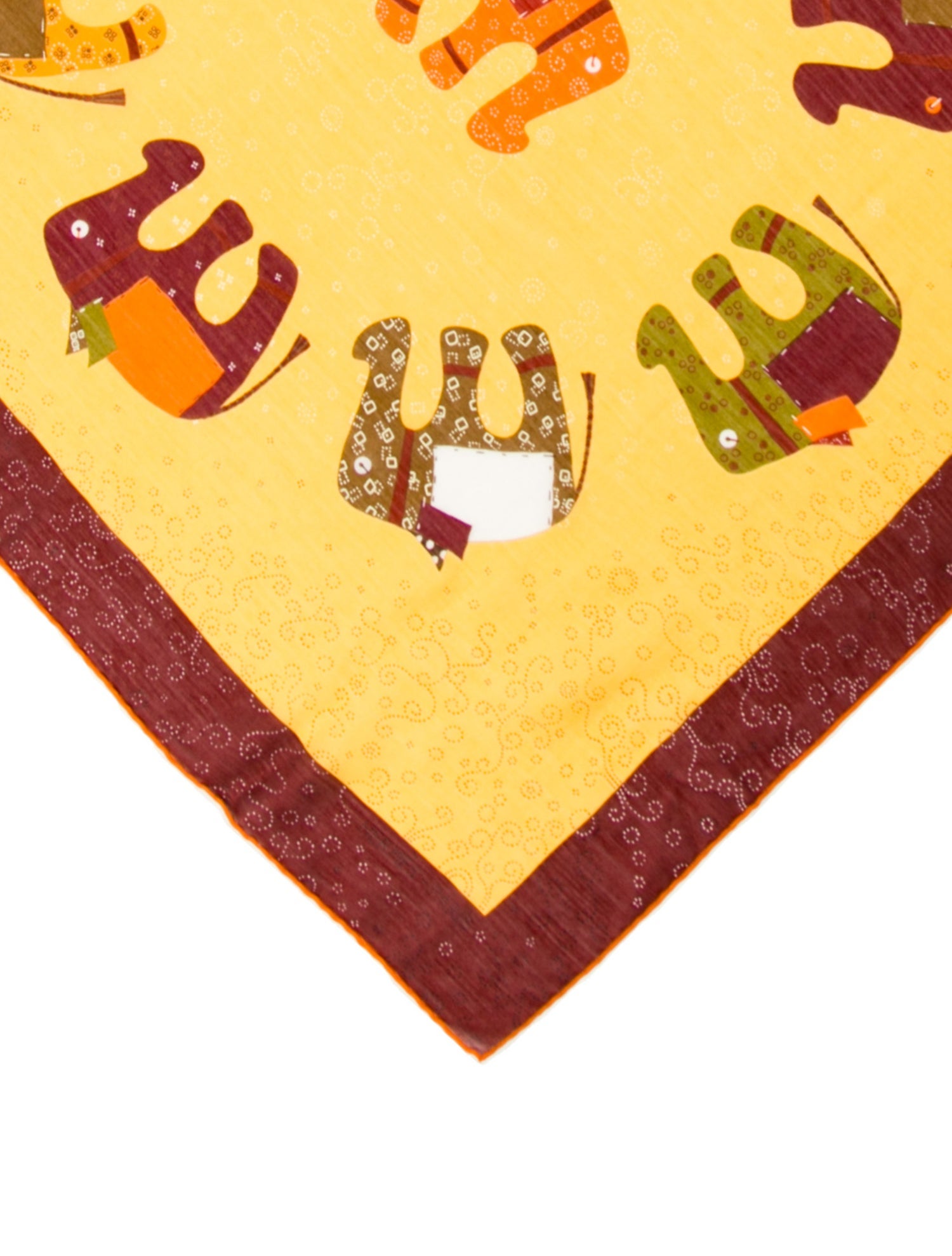 Hermès La Ronde des Elephants Silk Scarf