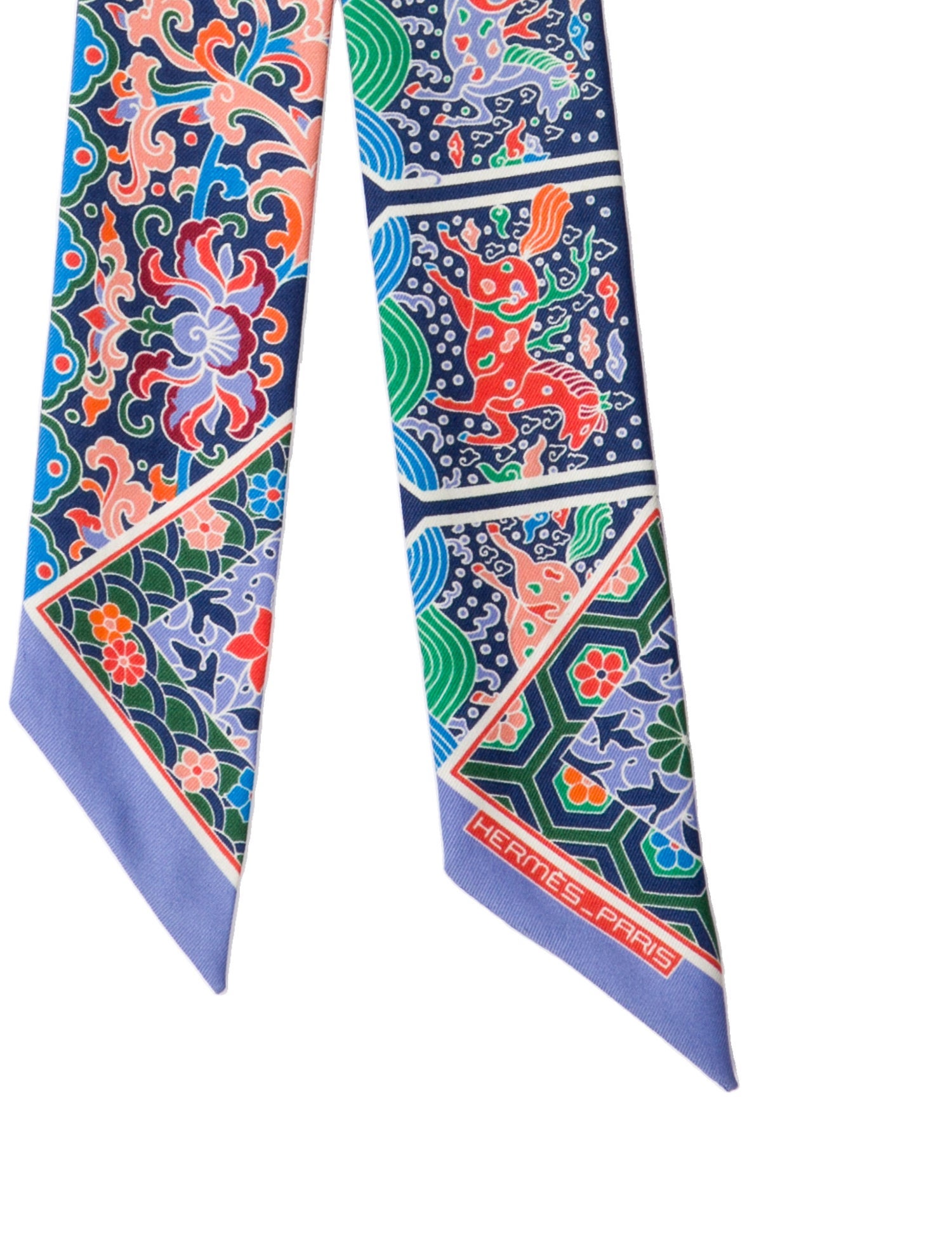 Hermès Collections Impériales Silk Twilly Scarf