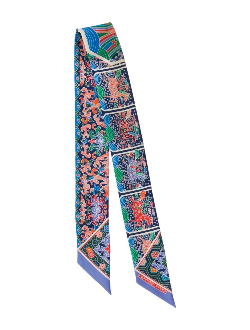 Hermès Collections Impériales Silk Twilly Scarf