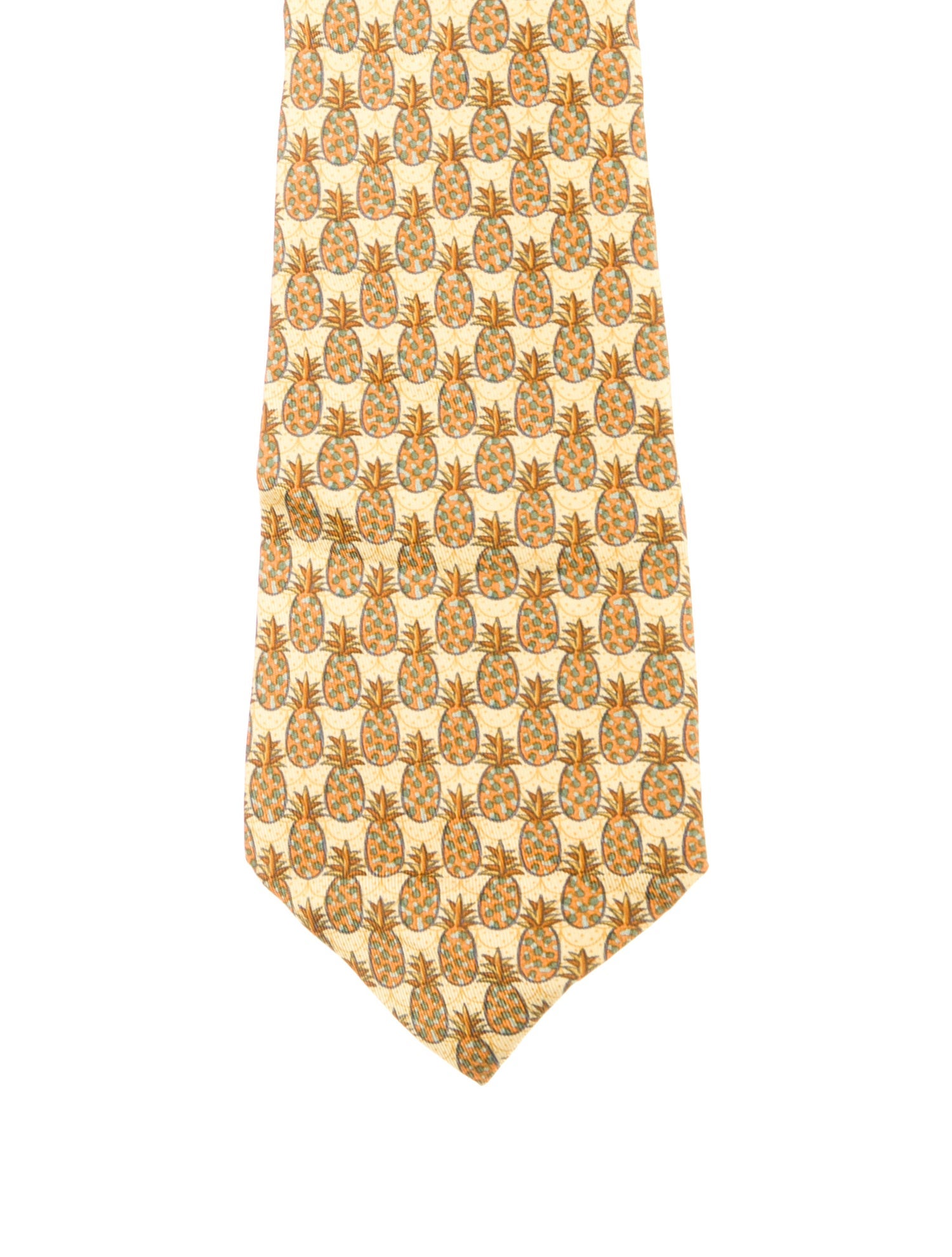 Hermès silk pattern Tie
