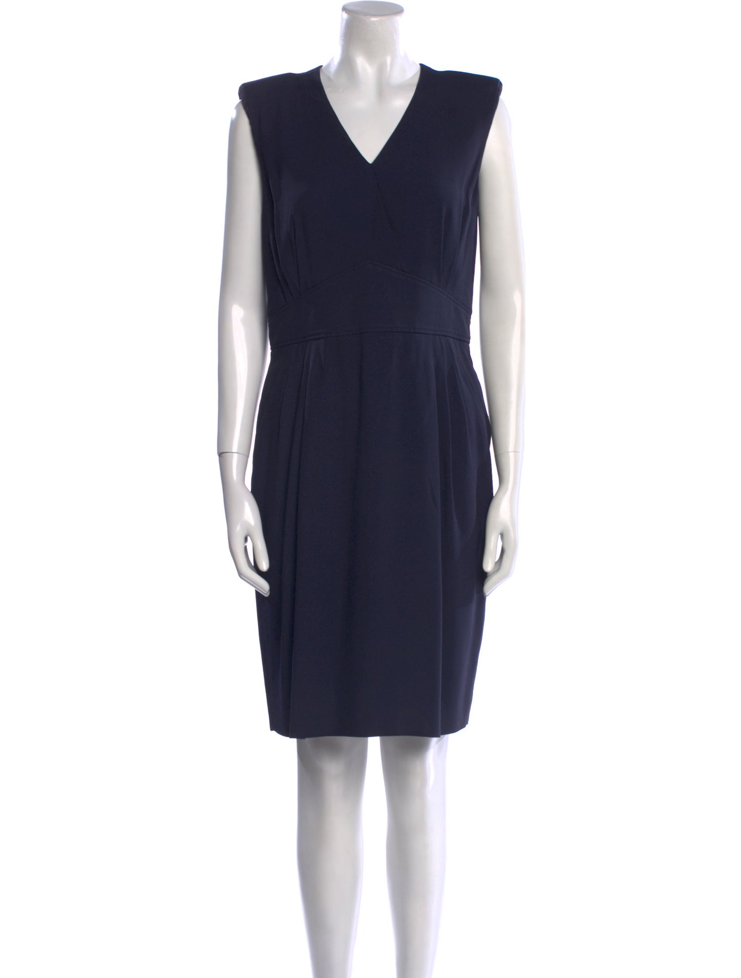 Hermès V-Neck Mini Dress