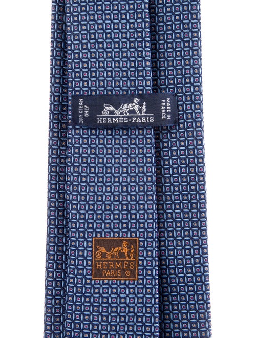 Hermès Silk Pattern Tie