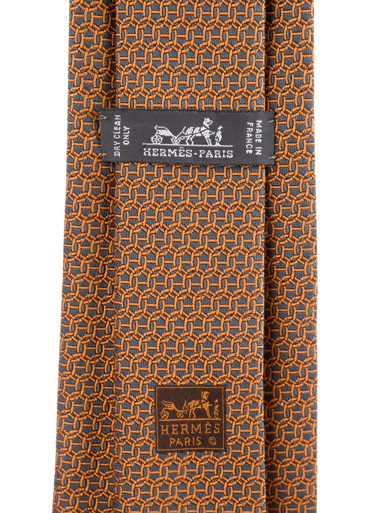 Hermès Silk Pattern Tie