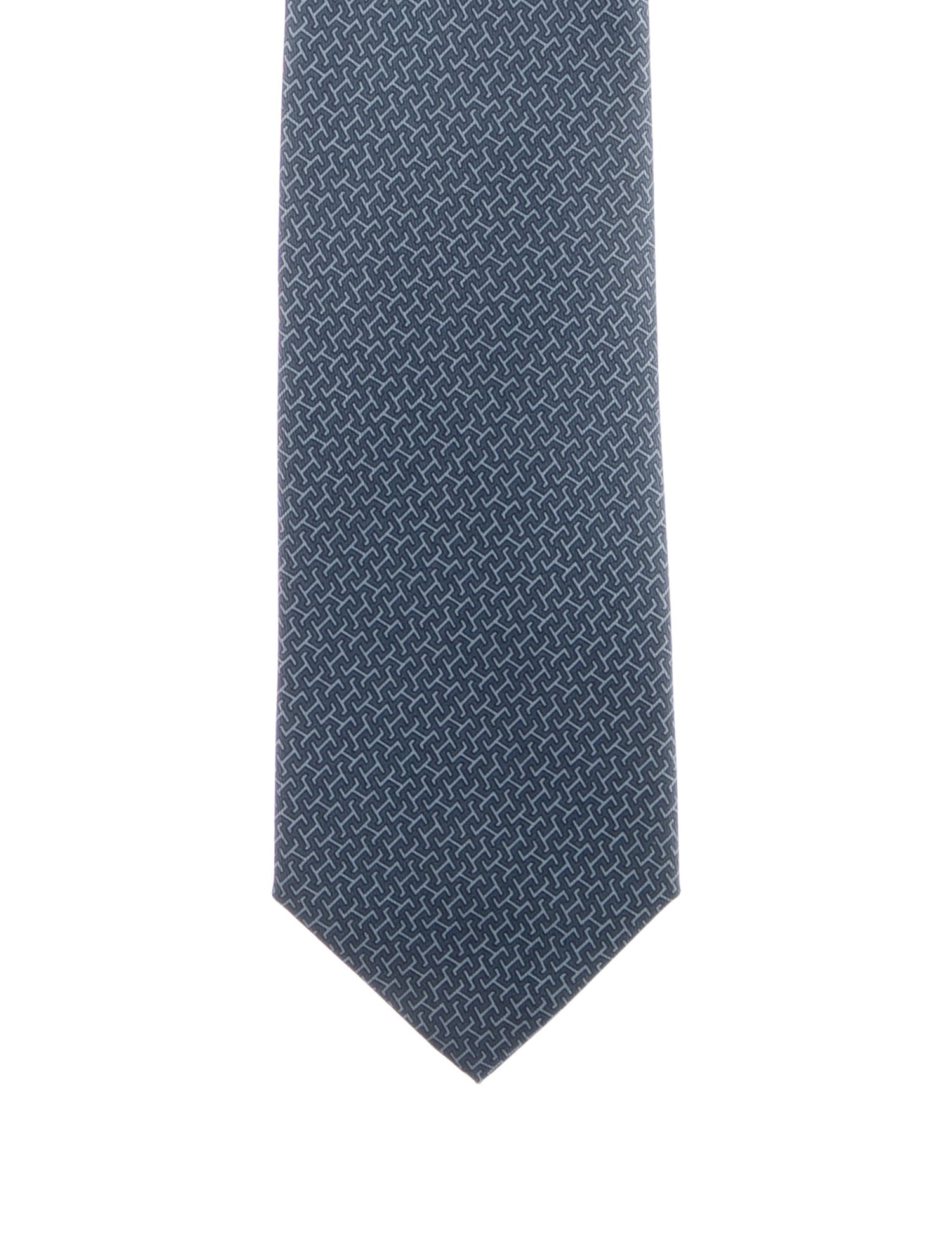 Hermès Printed Silk Tie