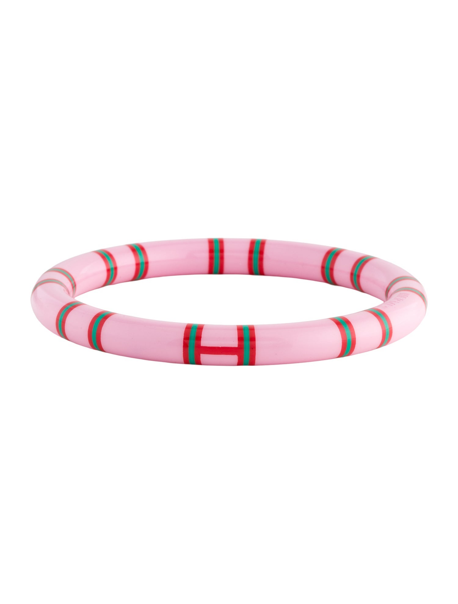 Hermès Lacquer & Wood Equipe Nautique Bangle Bracelet