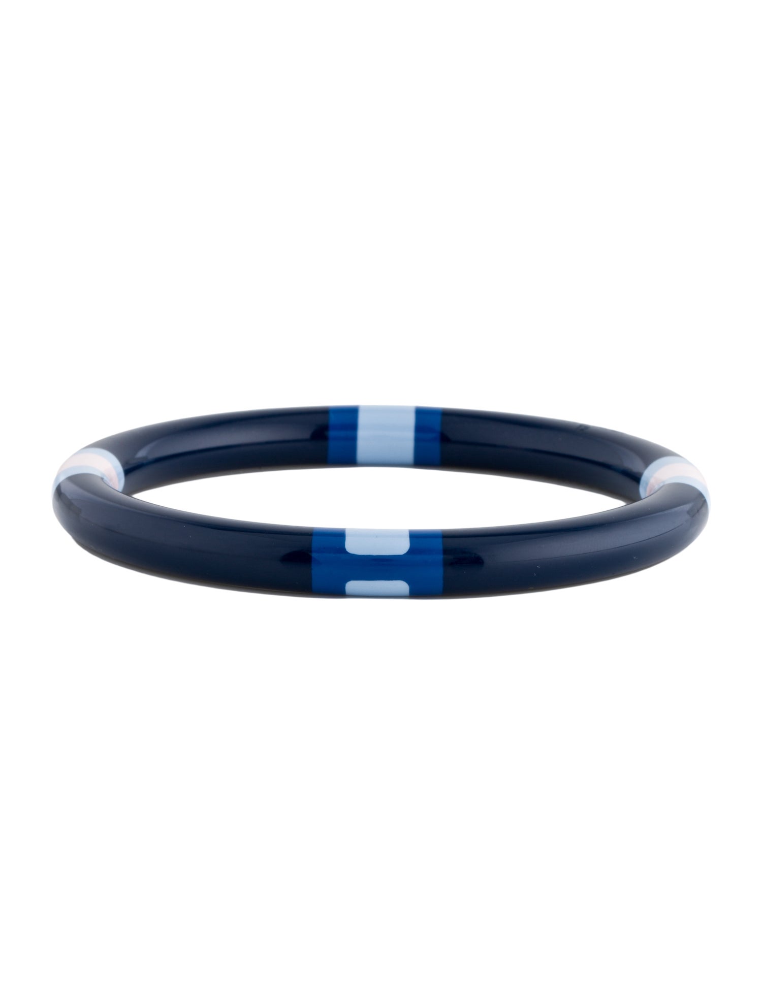 Hermès Lacquer & Wood H Equipe Bangle Bracelet