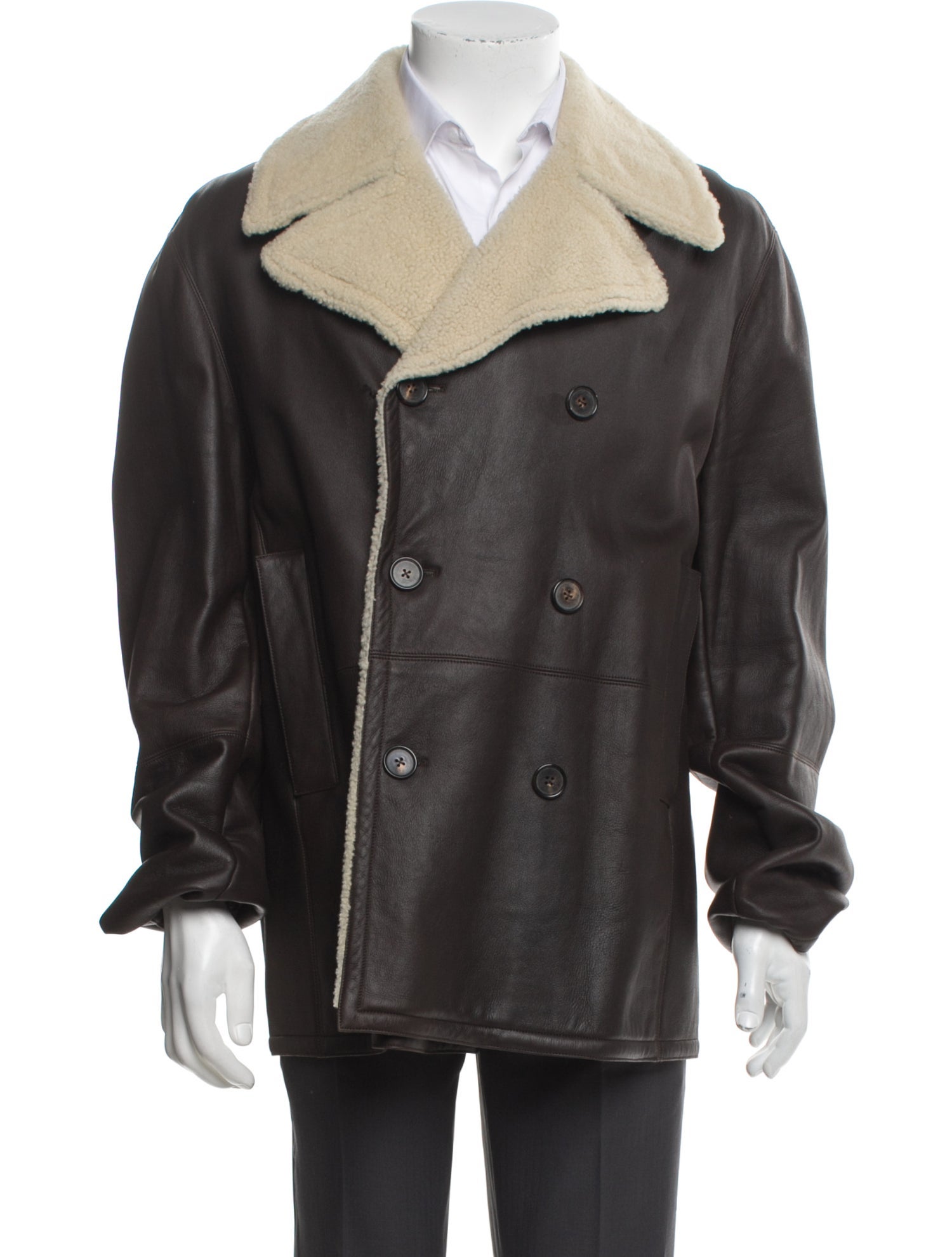 Hermès Lambskin Peacoat