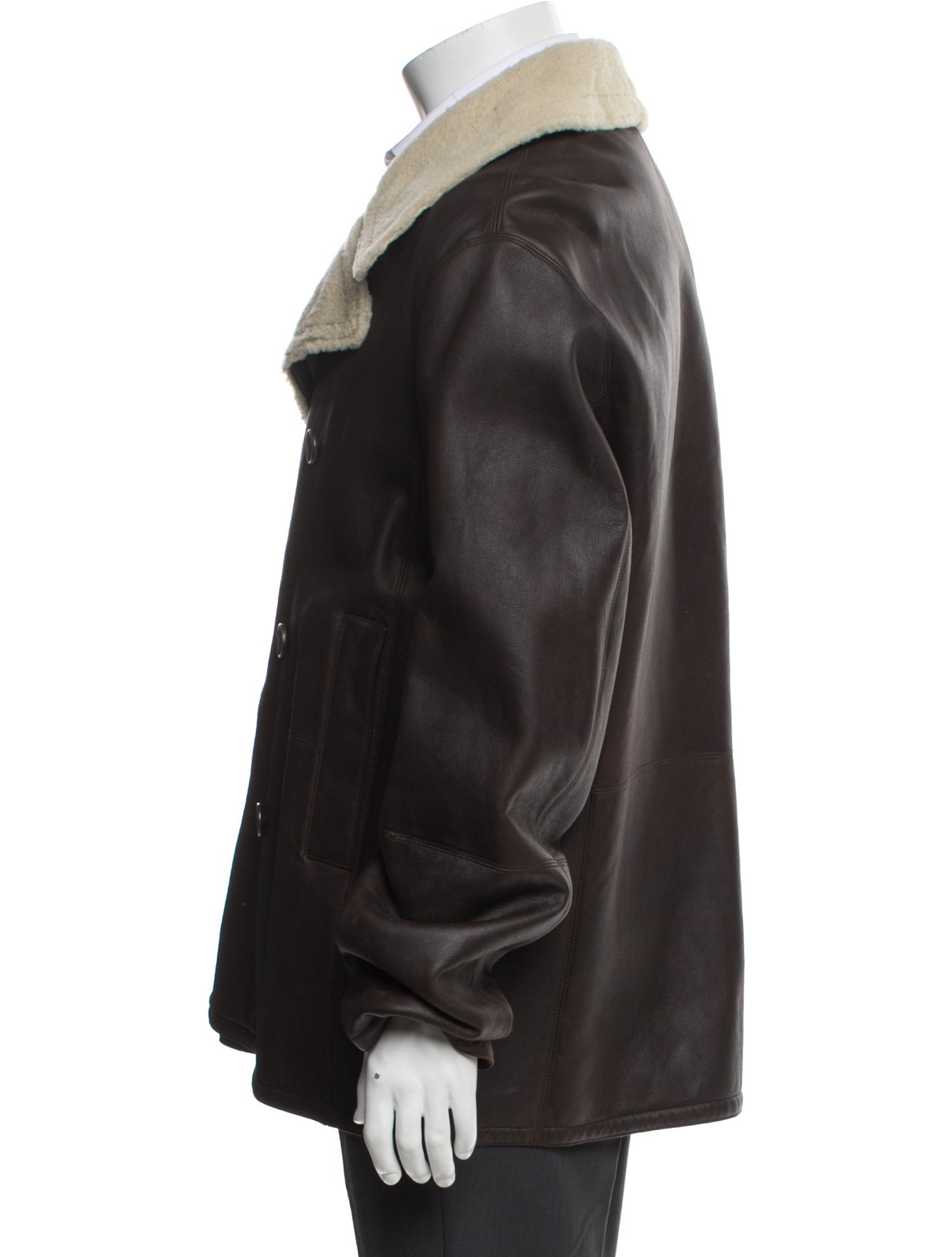 Hermès Lambskin Peacoat