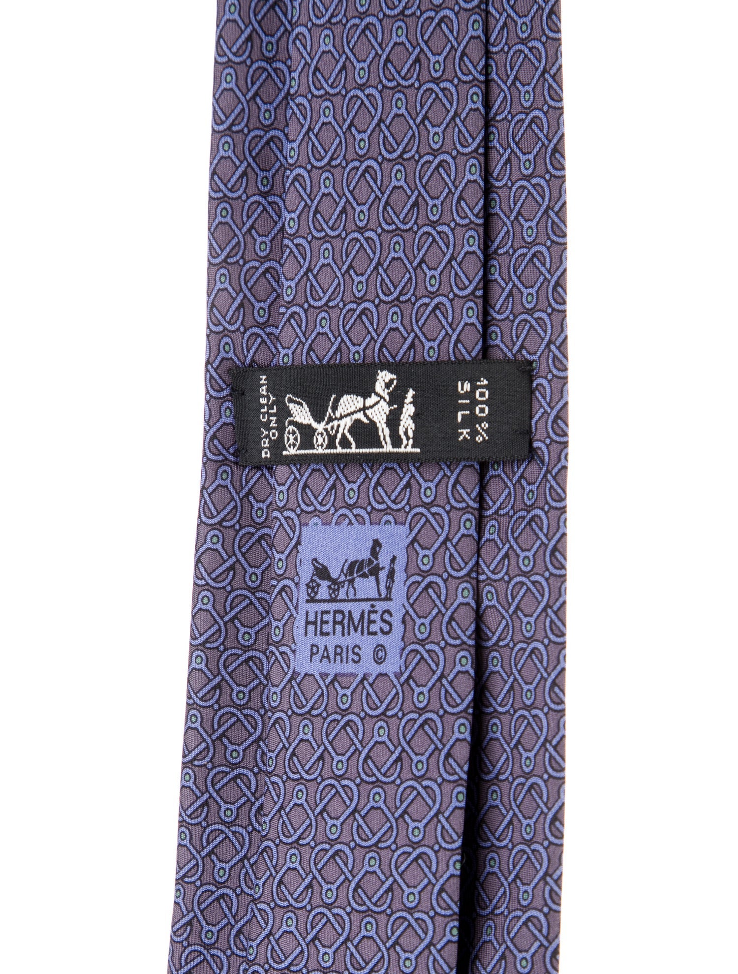 Hermès Silk Pattern Tie