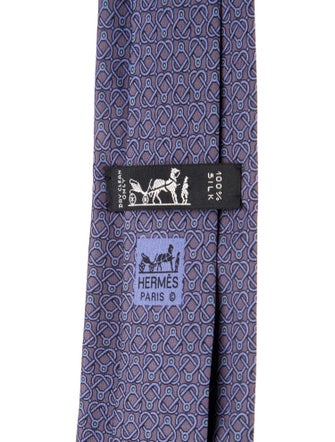 Hermès Silk Pattern Tie