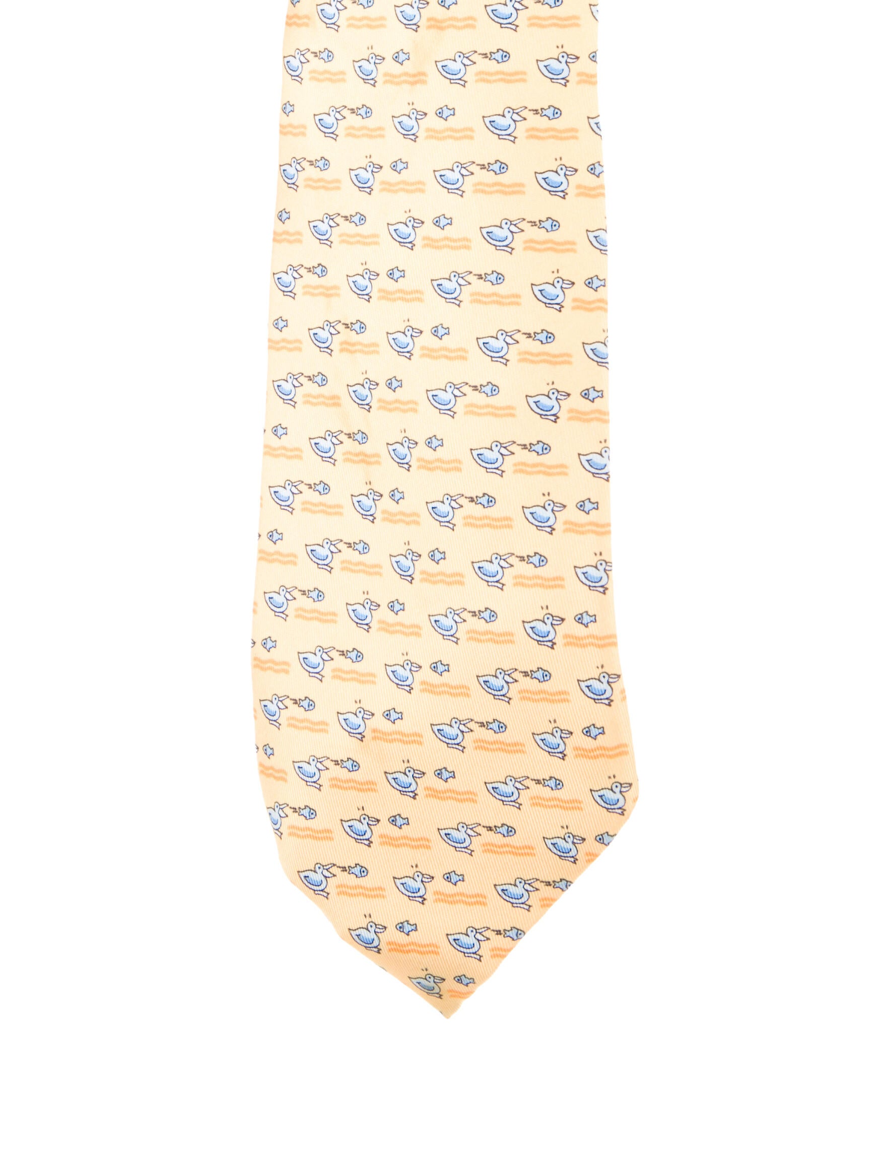 Hermès Silk Pattern Tie