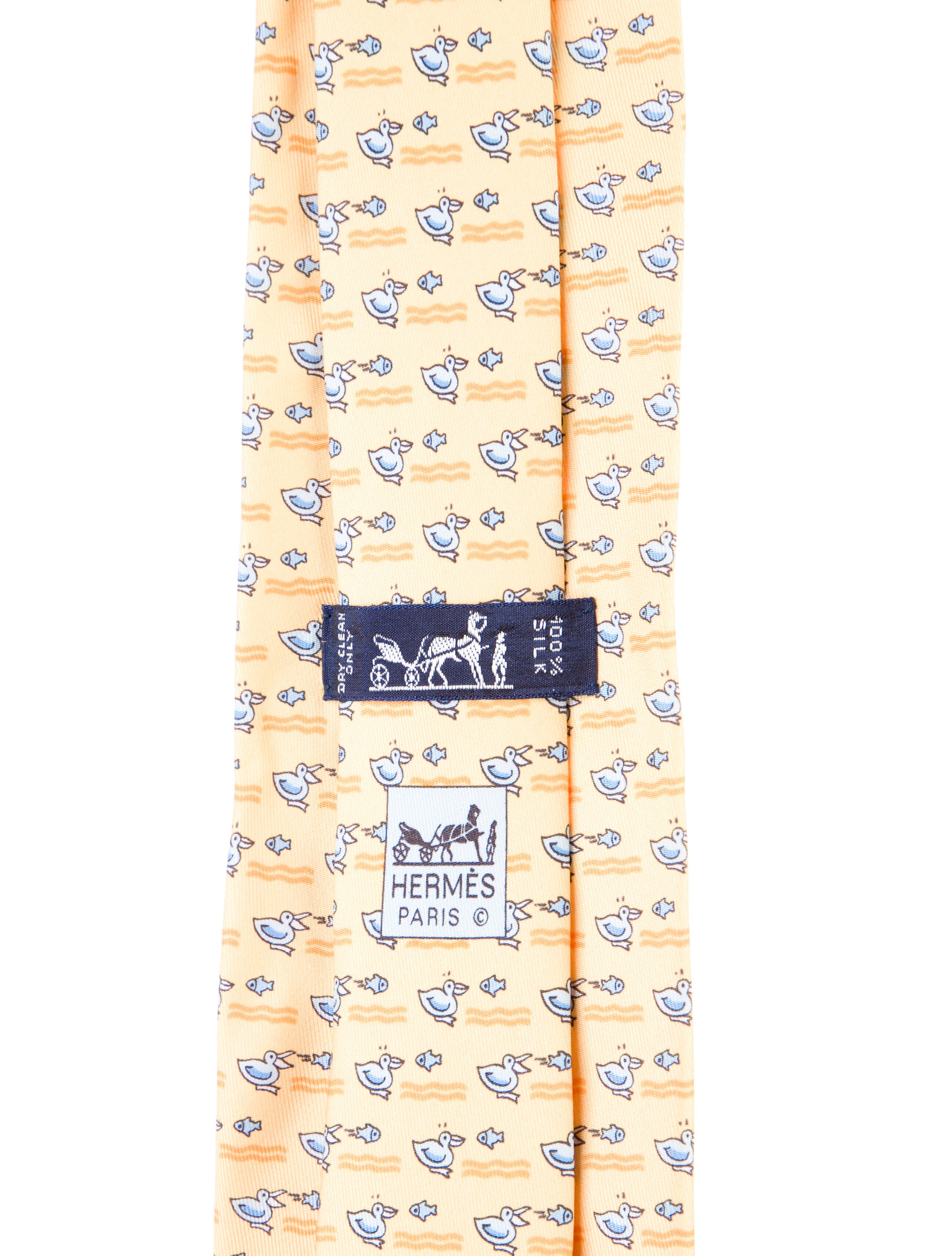 Hermès Silk Pattern Tie