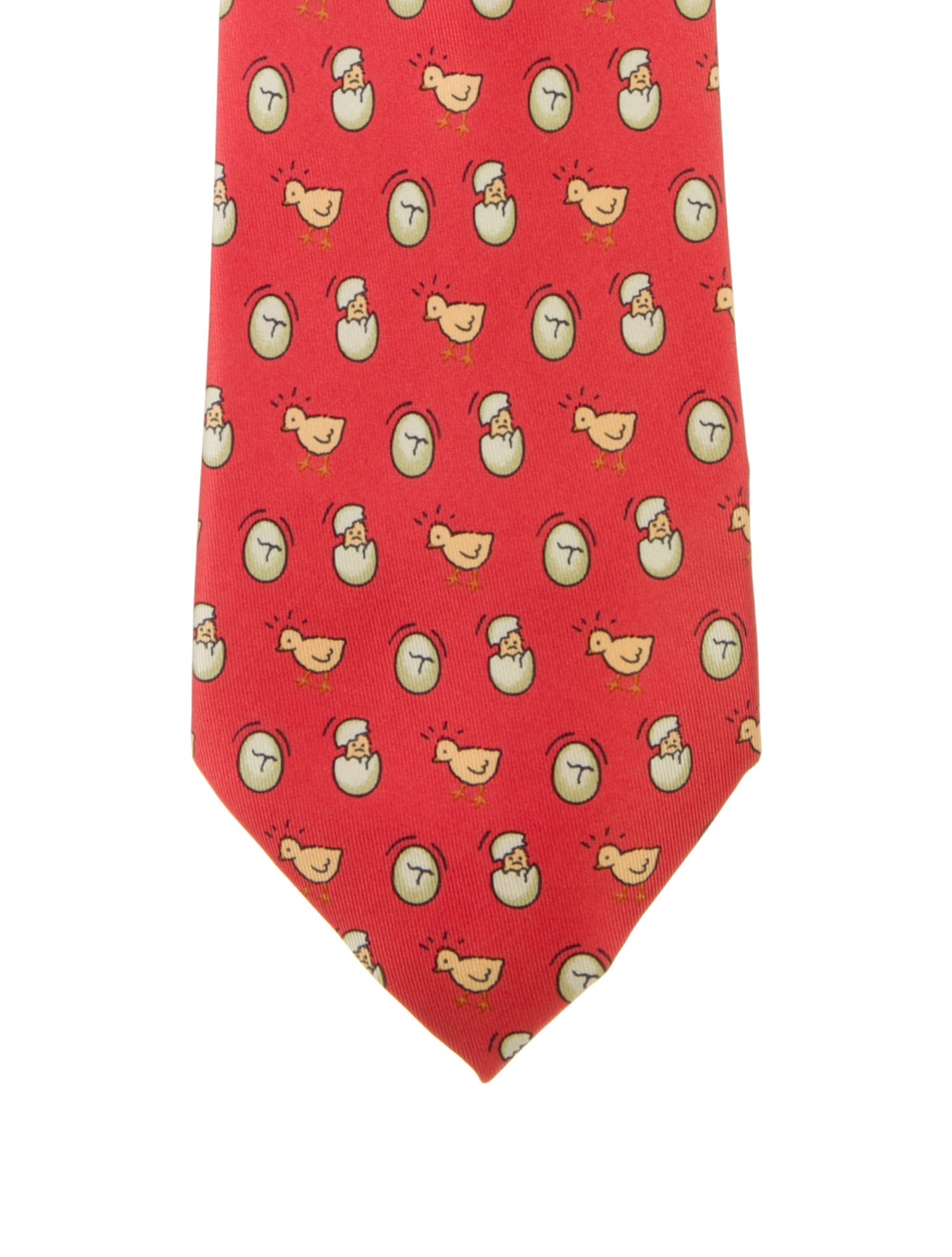 Hermès Silk Pattern Tie