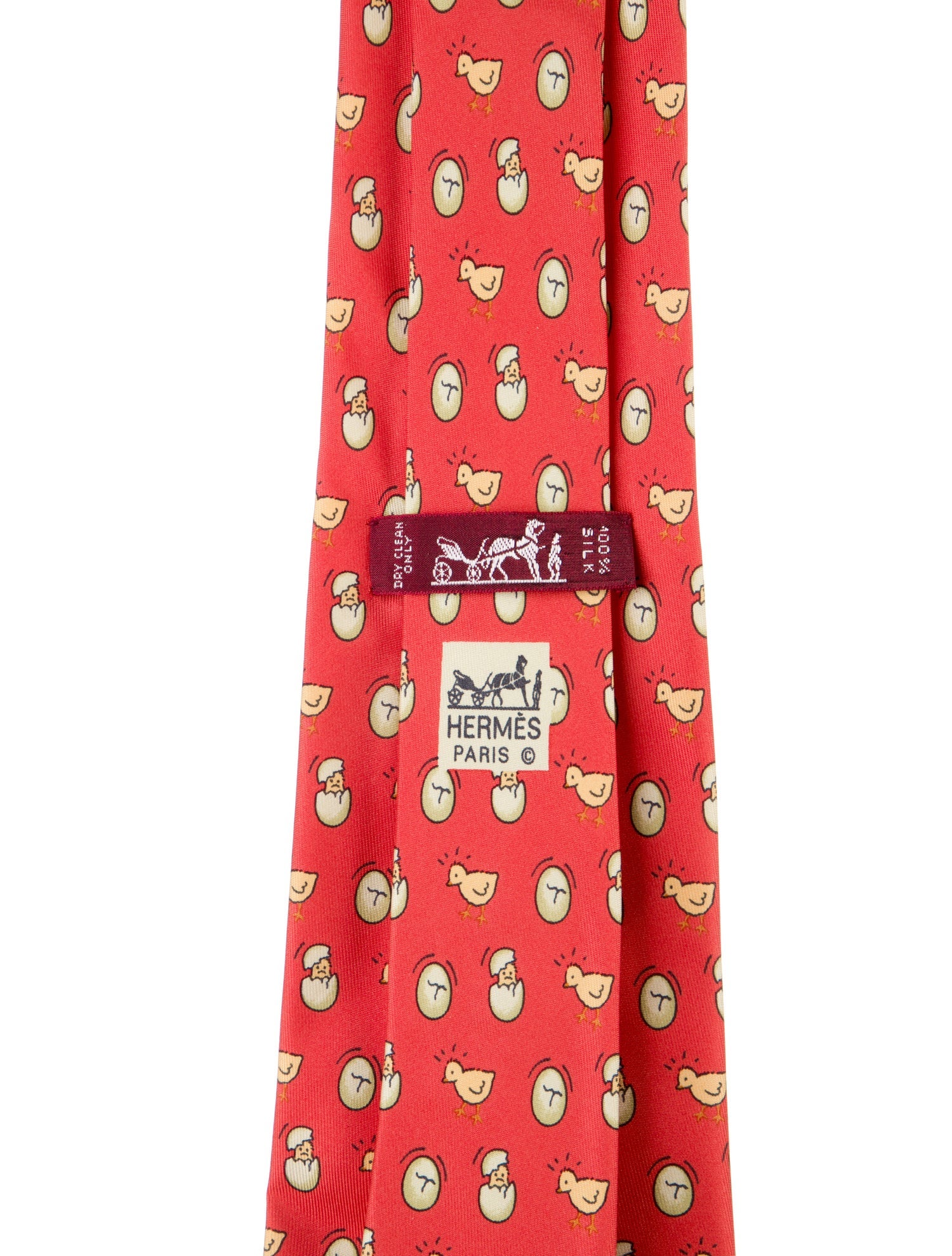 Hermès Silk Pattern Tie