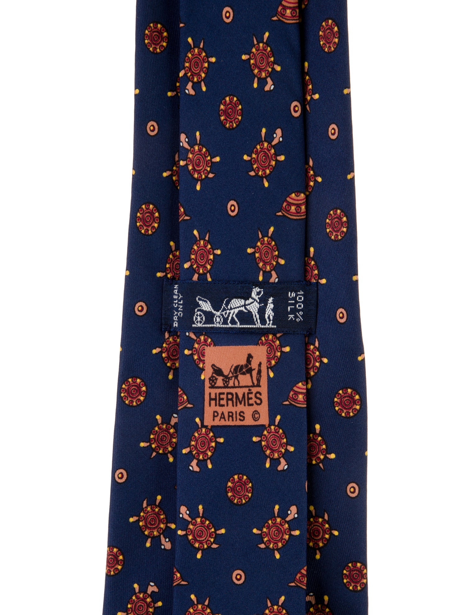 Hermès Silk Pattern Tie
