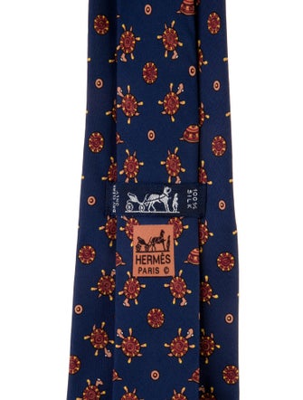 Hermès Silk Pattern Tie