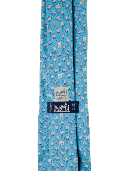 Hermès Silk Pattern Tie