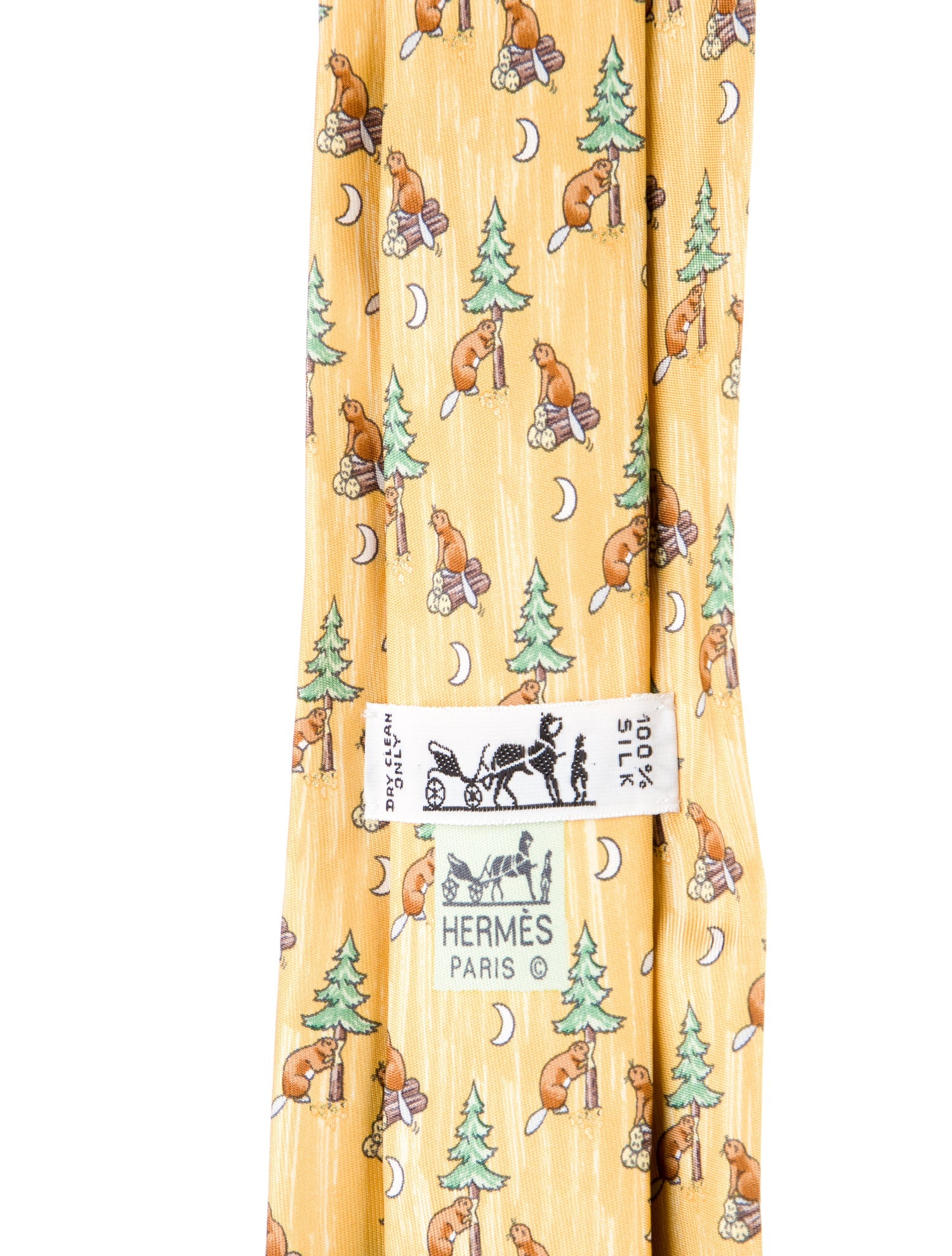 Hermès Silk Pattern Tie