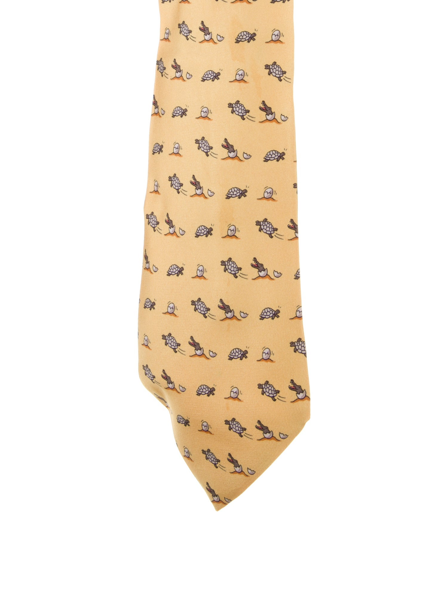 Hermès Silk Pattern Tie