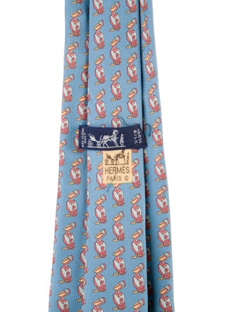 Hermès Silk Pattern Tie