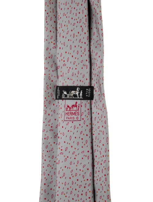 Hermès Silk Pattern Tie