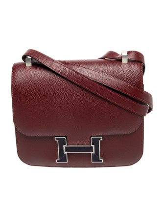 Hermès Epsom Enamel Constance 24