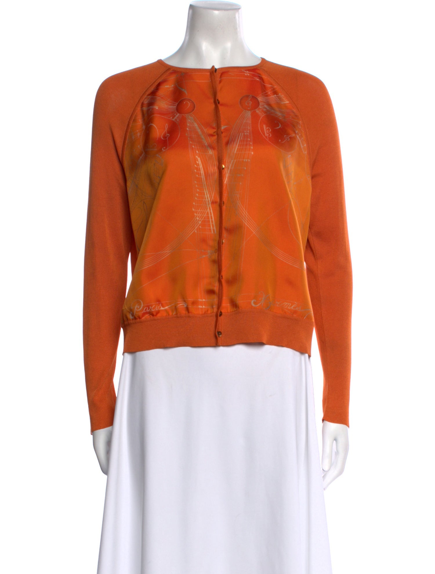 Hermès Silk Printed Sweater