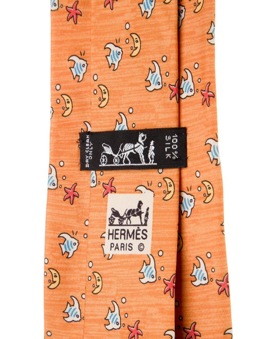 Hermès Silk Pattern Tie