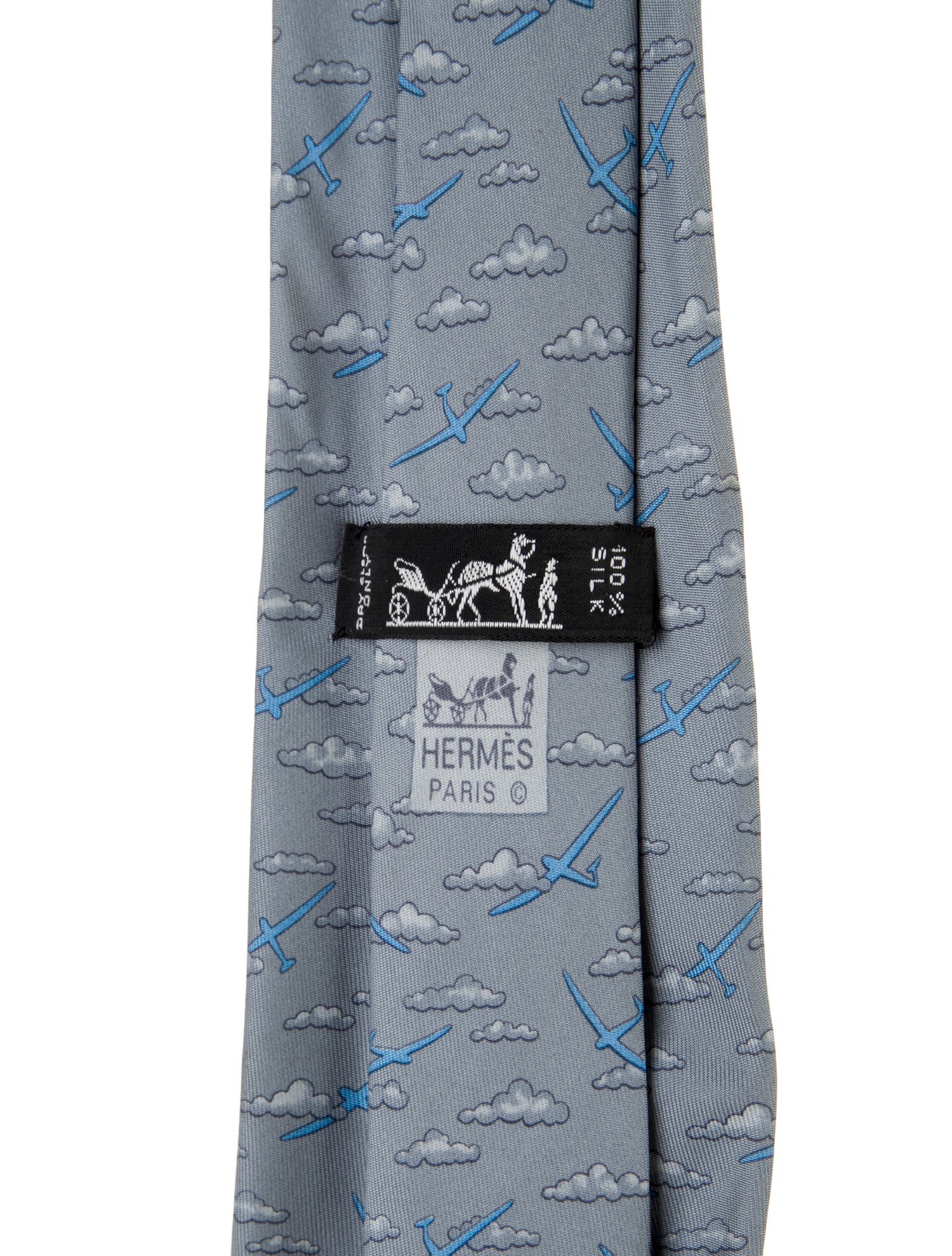 Hermès Silk Pattern Tie