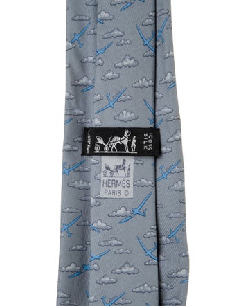 Hermès Silk Pattern Tie