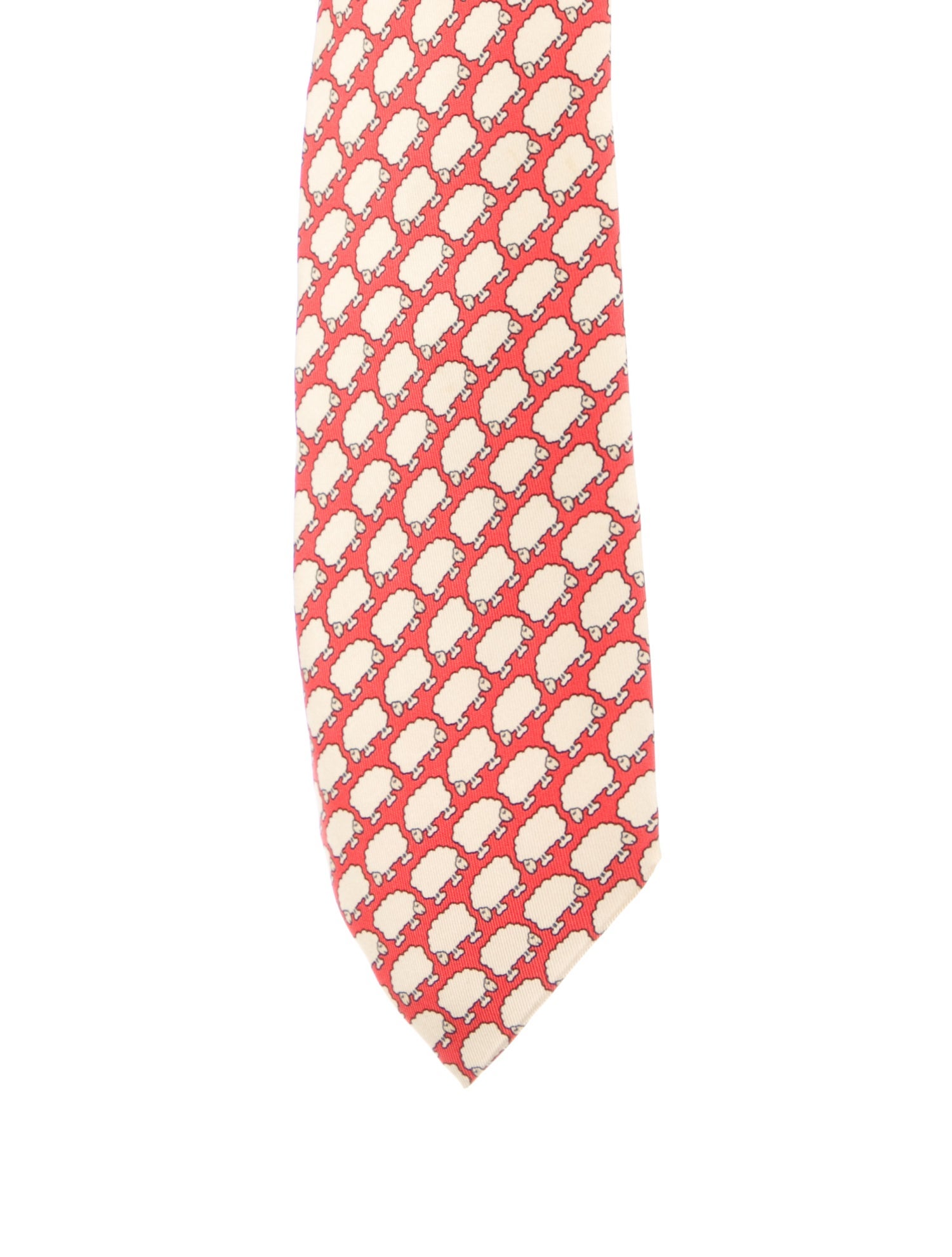 Hermès Silk Printed Tie