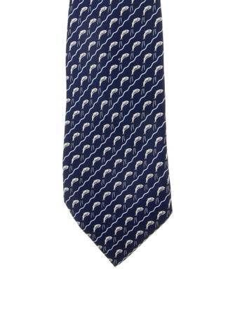 Hermès Silk Pattern Tie