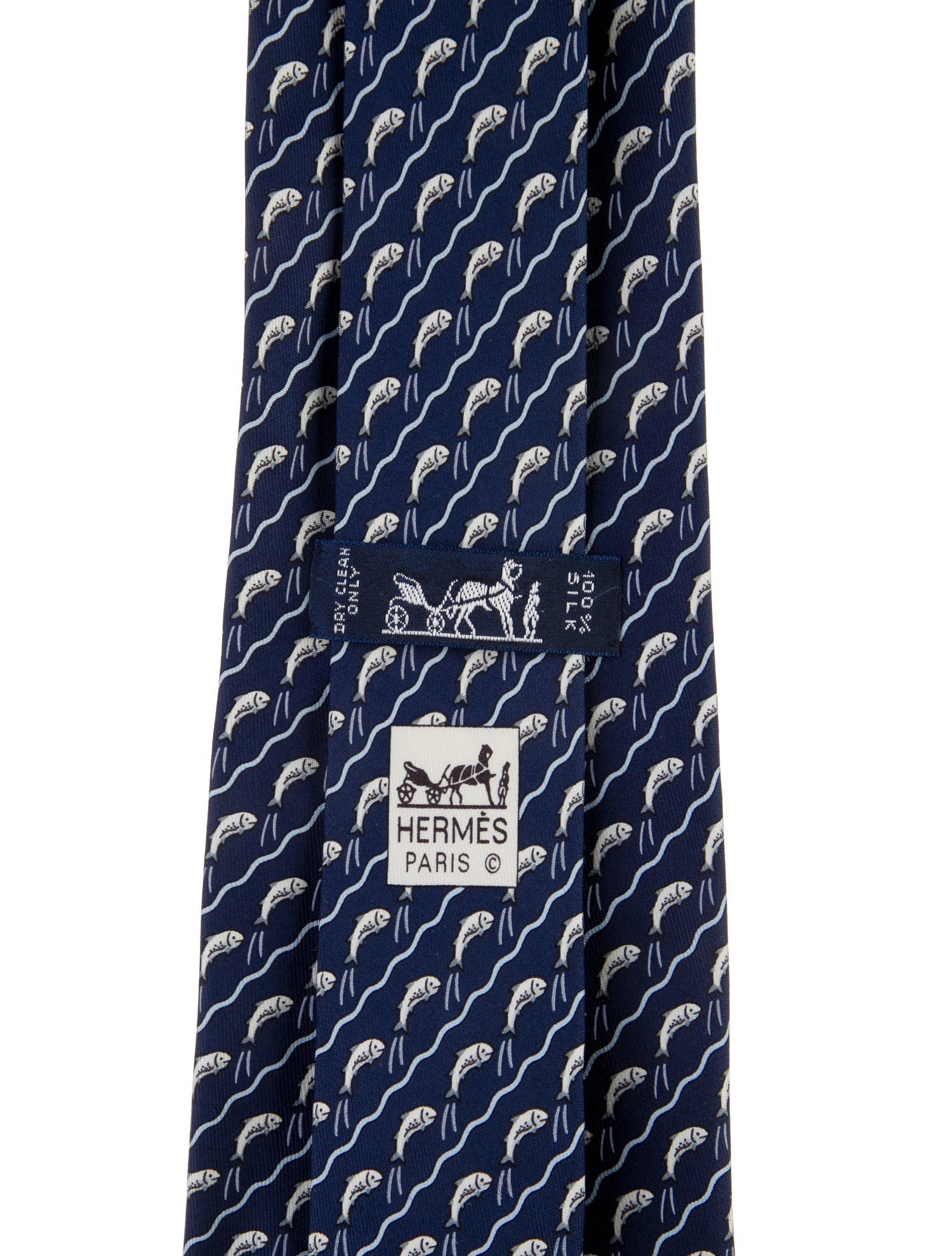 Hermès Silk Pattern Tie