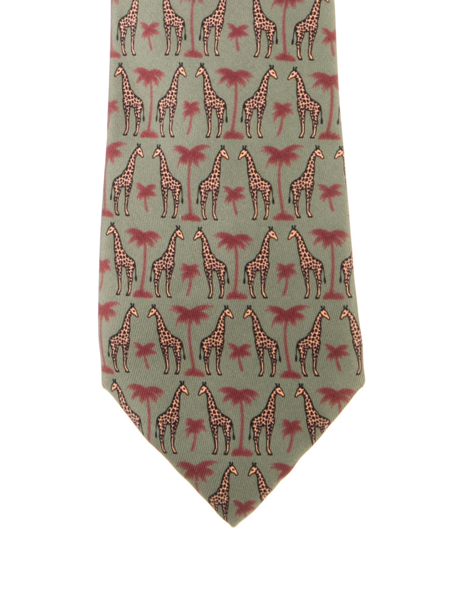 Hermès Silk Pattern Tie